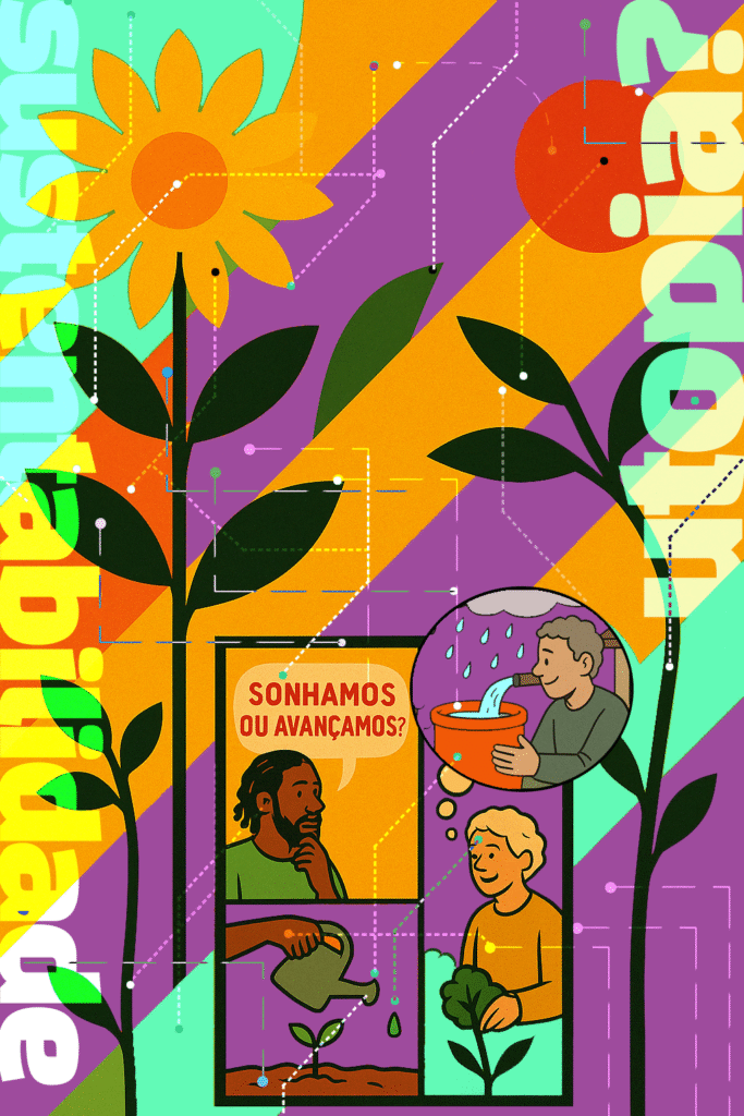 Sustentabilidade é utopia? Reflexão visual sobre desafios e possibilidades