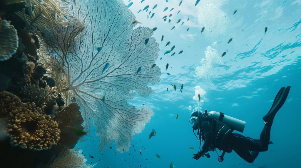 Recifes de coral representam a biodiversidade e os desafios da vida marinha
